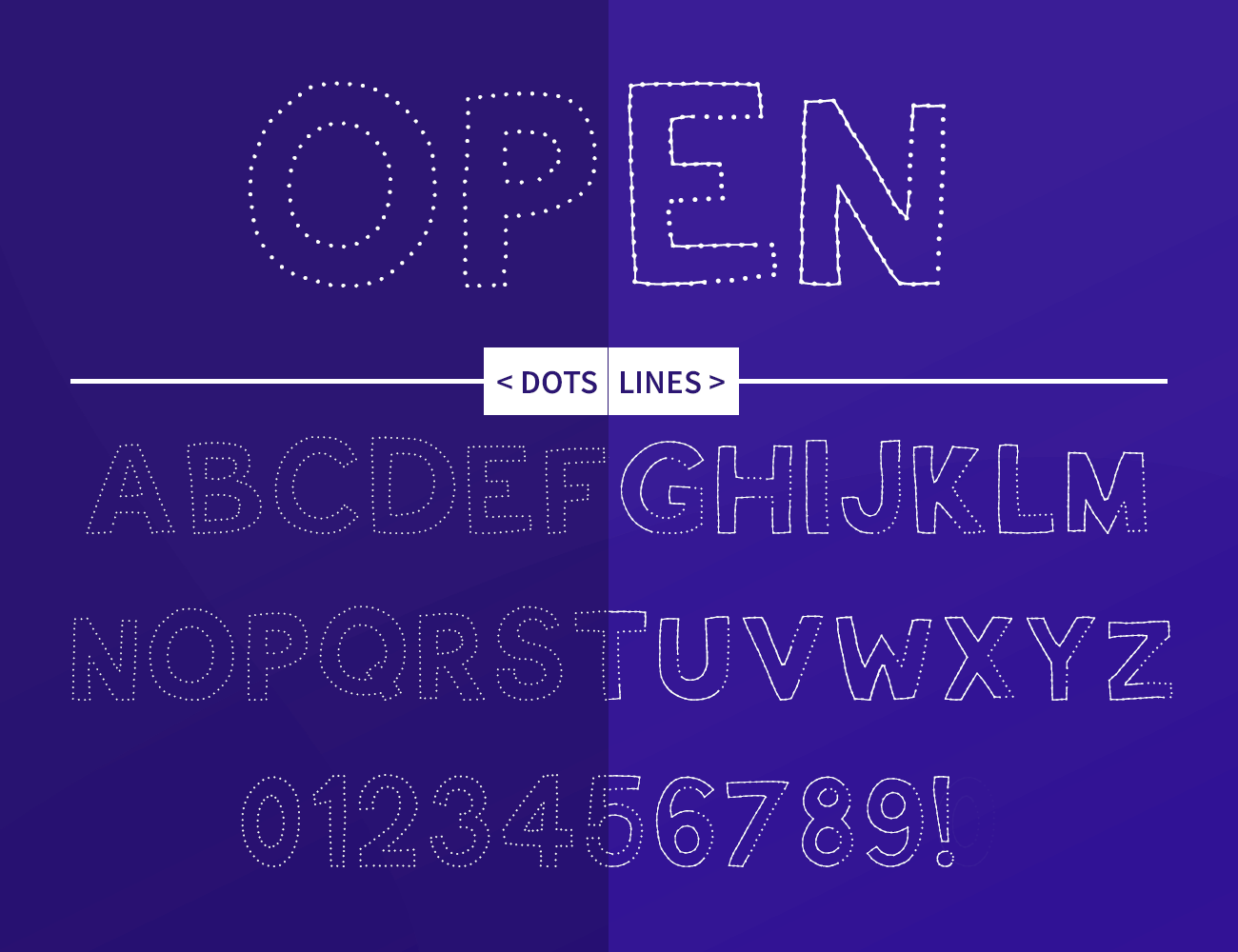Open: Dots & Lines